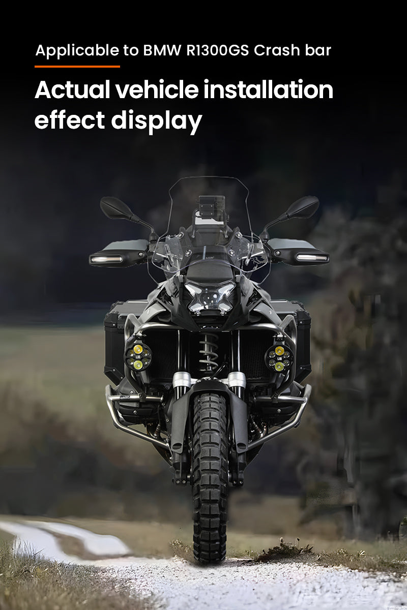Mira cómo queda en la moto