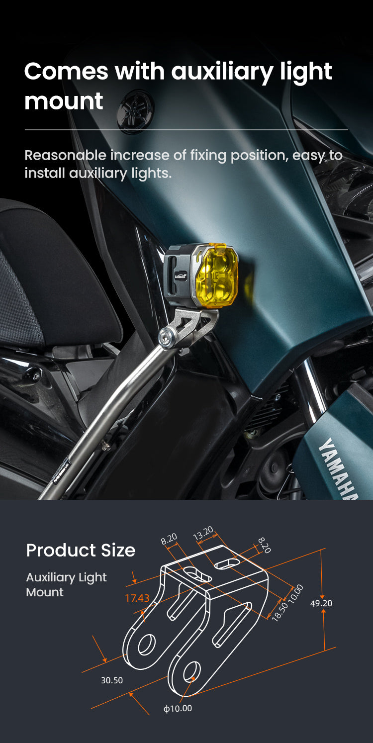El soporte para los focos ya está incluido en el kit