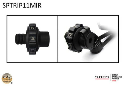 Cruise control moto Kaoko TRIUMPH Speed Triple 1050 '11- con specchi CRG