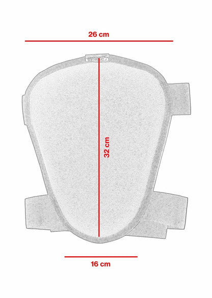 Cuscino memory foam salvachiappe nero tipo A | 00 - 0591 - r1941 - ENDURRAD