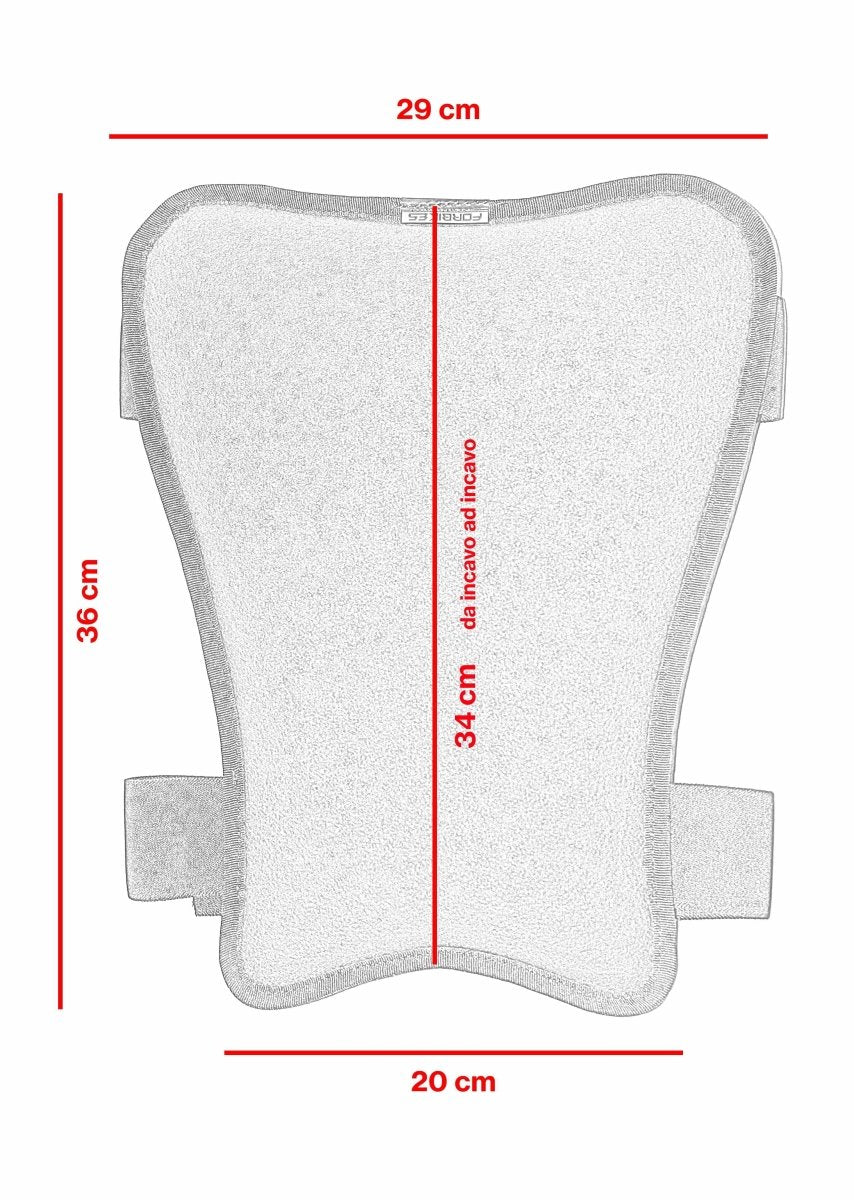 Cuscino memory foam salvachiappe nero tipo C | 00 - 0611 - r1943 - ENDURRAD