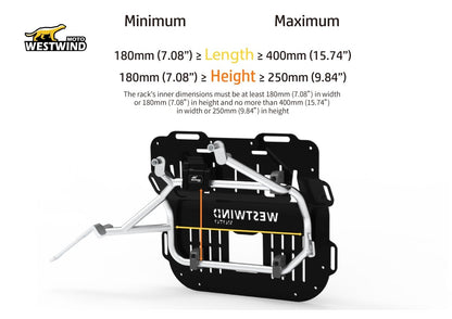 Hussar Panniers Set - Valigie Laterali Moto Semi - Rigide Impermeabili (30L/35L) - ENDURRAD