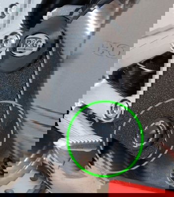 Inserto protezione telaio, DX inferiori Honda VFR 800 '14- / Crossrunner '15-