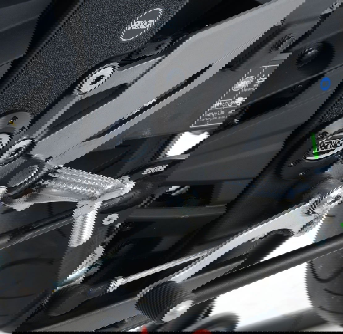 Inserto protezione telaio, SX inferiore Kawasaki Z300 / Z250 '13-'18 / SX o DX posteriore montaggio a motore R1250GS '18-