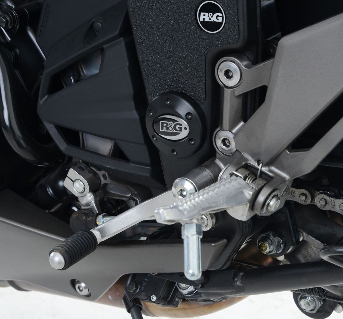Inserto protezione telaio, SX inferiore Kawasaki Z300 / Z250 '13-'18 / SX o DX posteriore montaggio a motore R1250GS '18-