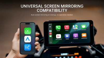 Jado S6 – Monitor Moto 6" Wireless con CarPlay, Android Auto - ENDURRAD