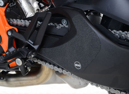Kit 1pz.adesivi anti-scivolo paratacco KTM Super Duke GT [R] '17-'19 - lato sinistro del forcellone - nero