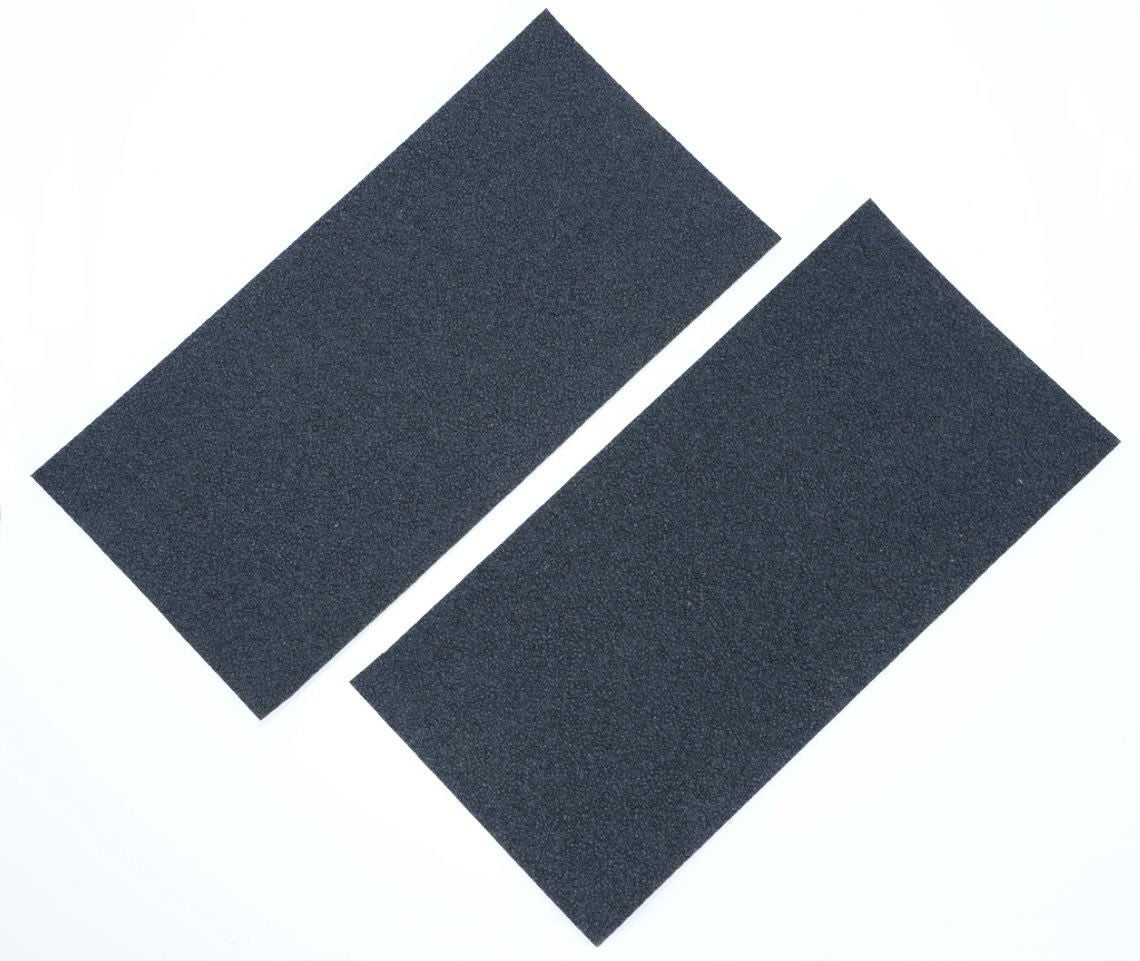 Kit 2 fogli adesivi anti-scivolo 30,5x15,5 cm., chiaro