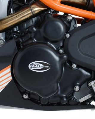 kit 2 pezzi (ECC0164BK-ECC0165BK) - prot.motore KTM 390 Duke fino '15 / RC390 fino '15 R&G