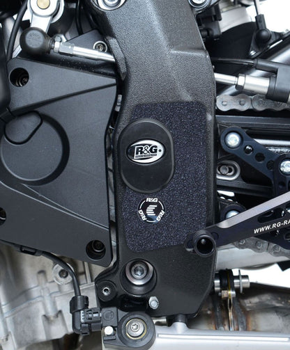 Kit 2pz.adesivi anti-scivolo paratacco BMW S1000R / S1000RR '10-'14 /HP4 -nero