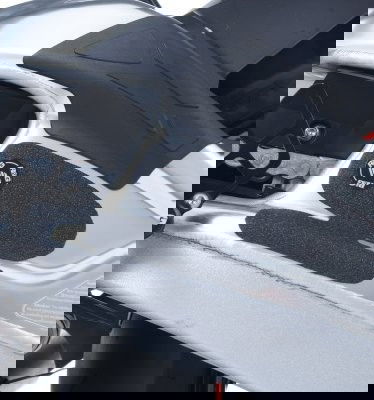 kit 2pz.adesivi anti-scivolo paratacco BMW S1000R / S1000RR '10-'15 / HP4 nero (solo forcellone)