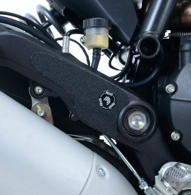 kit 2pz.adesivi anti-scivolo paratacco DUCATI Scrambler 800 Classic, Street Classic, Sixty 2, Flat Track Pro / Monster 797- nero