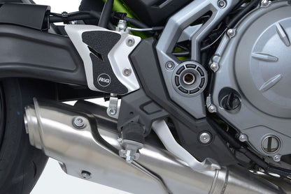 kit 2pz.adesivi anti-scivolo paratacco Kawasaki Z650 - nero  R&G