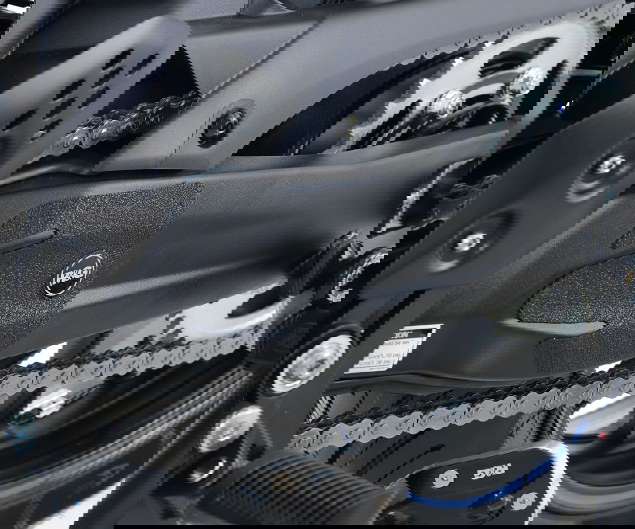 Kit 2pz.adesivi anti-scivolo paratacco YAMAHA Tracer 700 - nero