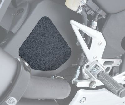 Kit 3pz.adesivi anti-scivolo paratacco Buell EBR1190RX / SX nero