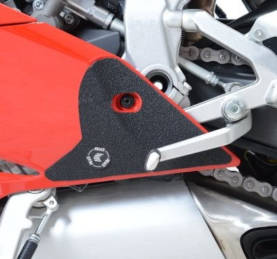 Kit 2pz.adesivi anti-scivolo paratacco DUCATI 1199 / 1299 Panigale - nero