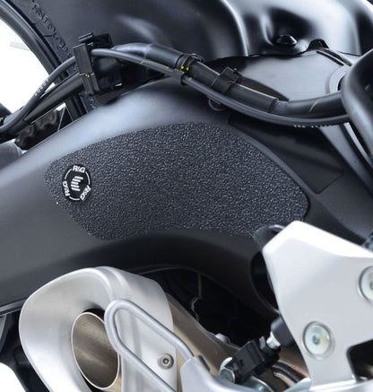 Kit 3pz.adesivi anti-scivolo paratacco YAMAHA MT-09 / MT-09 SP '18- / MT-09 Tracer / XSR900 / Tracer 900 GT (forcellone) - nero