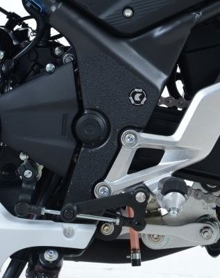 kit 4pz.adesivi anti-scivolo paratacco HONDA CBR300R - nero (solo telaio)