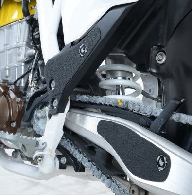 Kit 4pz.adesivi anti-scivolo paratacco Husqvarna FS 450 '15- nero (sopra pedane su forcellone)