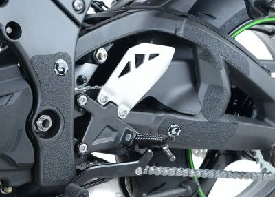 kit 4pz.adesivi anti-scivolo paratacco Kawasaki ZX10-R '11-'16 nero