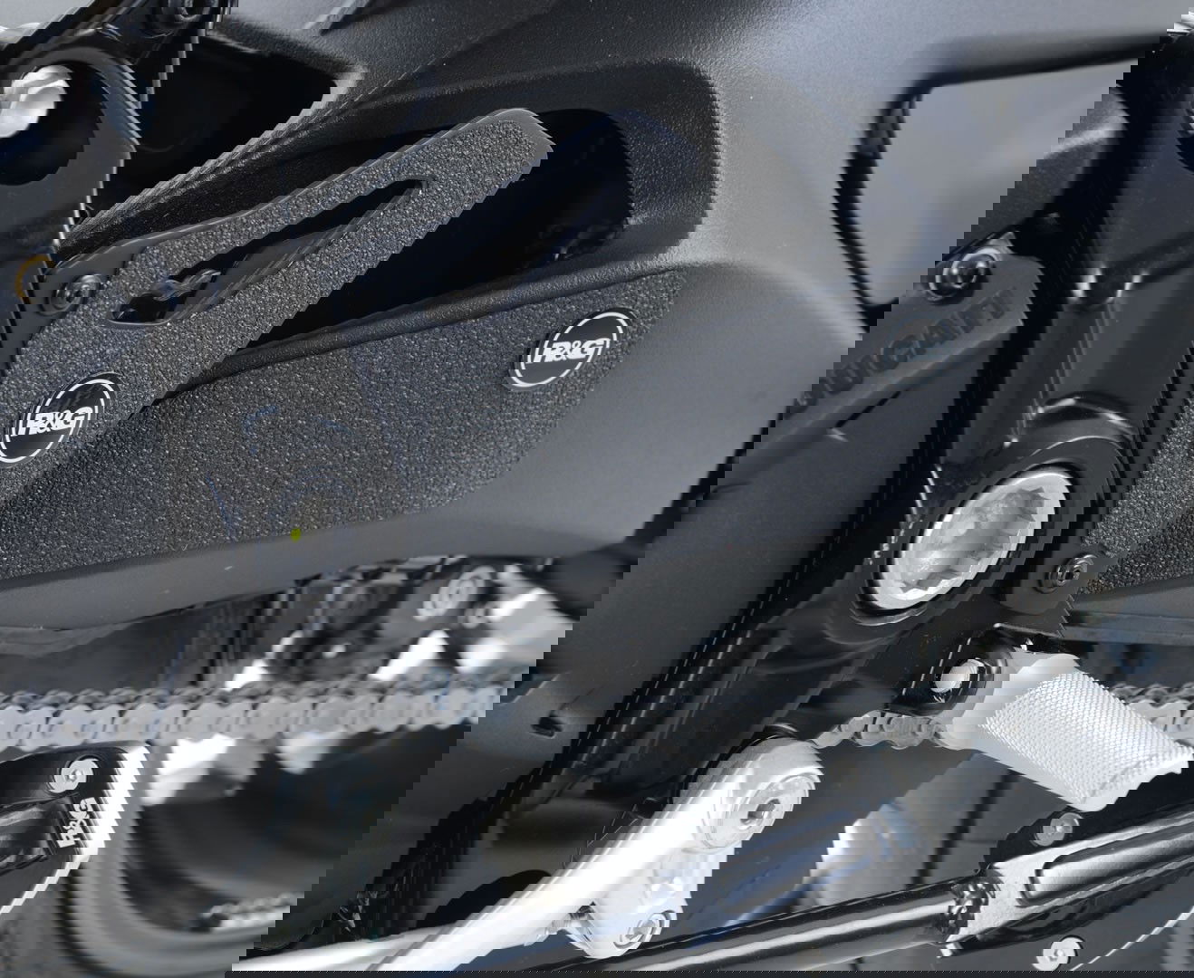 kit 4pz.adesivi anti-scivolo paratacco DUCATI Monster 1200R - nero (anche forcellone)