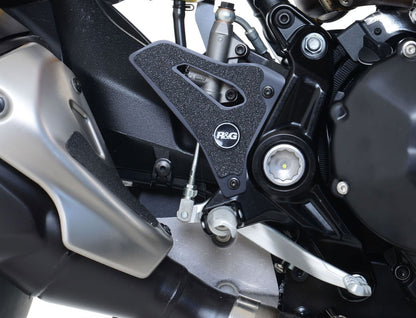 kit 4pz.adesivi anti-scivolo paratacco DUCATI Monster 1200R - nero (anche forcellone)