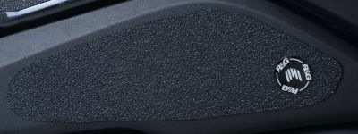 Kit 4pz.adesivi anti-scivolo serbatoio KAWASAKI Versys 650 '15- - nero