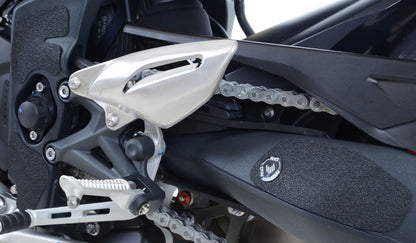 kit 6pz.adesivi anti-scivolo paratacco Triumph Street Triple RX '15- nero