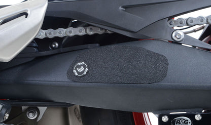 kit 6pz.adesivi anti-scivolo paratacco Triumph Street Triple RX '15- nero