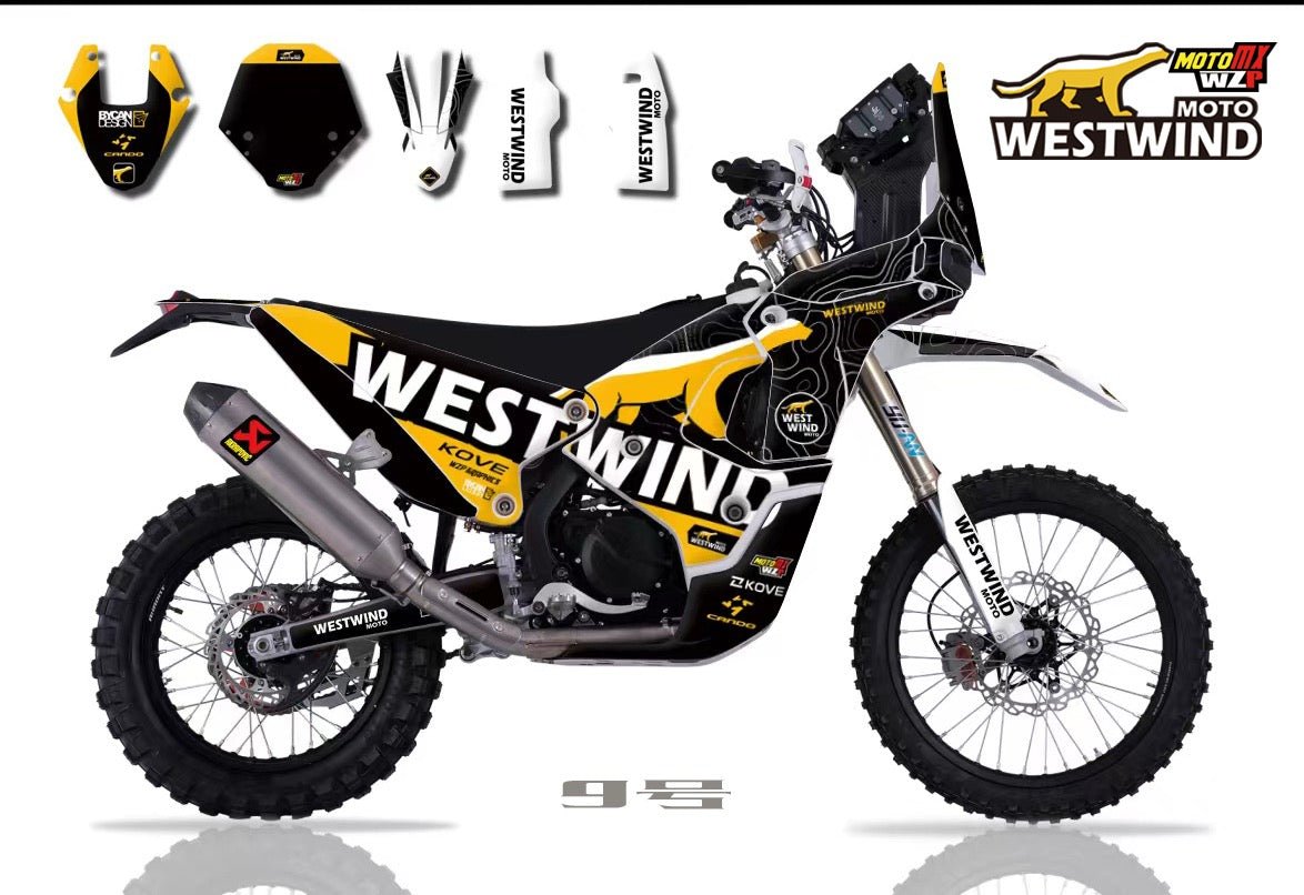 Kit Grafiche Vinile Protective - Adesivi Moto Enduro e Adventure Premium - ENDURRAD