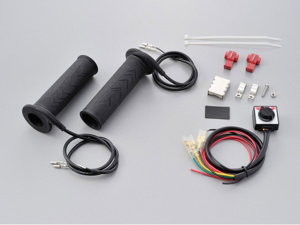 Kit manopole riscaldate moto manubri 22,2mm te | 86607 - r3672 - ENDURRAD