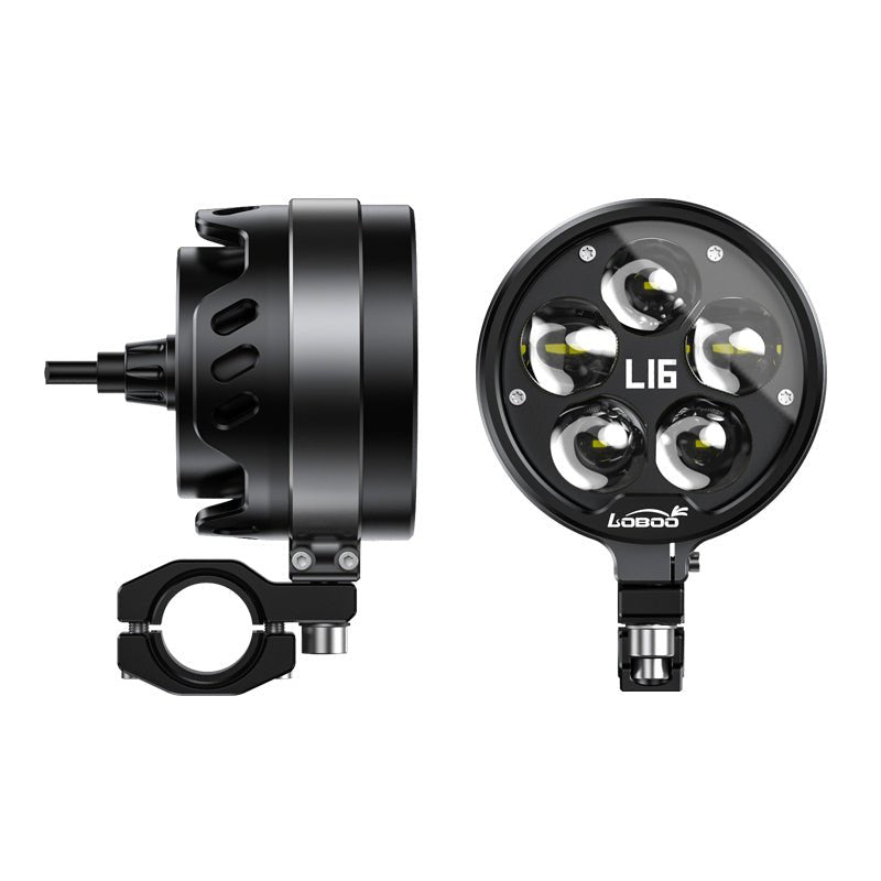 Faretti moto LOBOO L16 – dettaglio 2