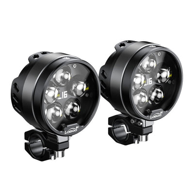 Faretti moto LOBOO L16 – dettaglio 1