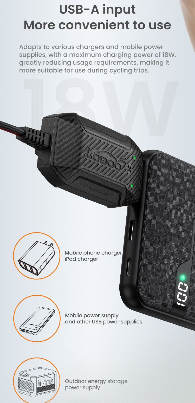Se conecta a cualquier USB, incluso a una batería externa