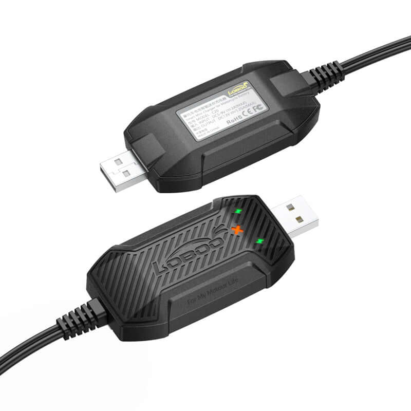 Mini cargador de batería para moto C20Pro 12V | Compacto, seguro, universal - Endurrad.com