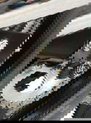 Nottolini cavalletto posteriore tipo Offset Suzuki Inazuma 250