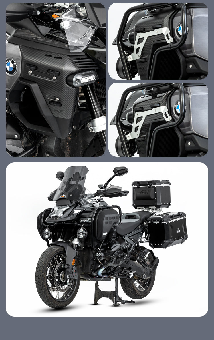 Con y sin accesorios, en la misma moto