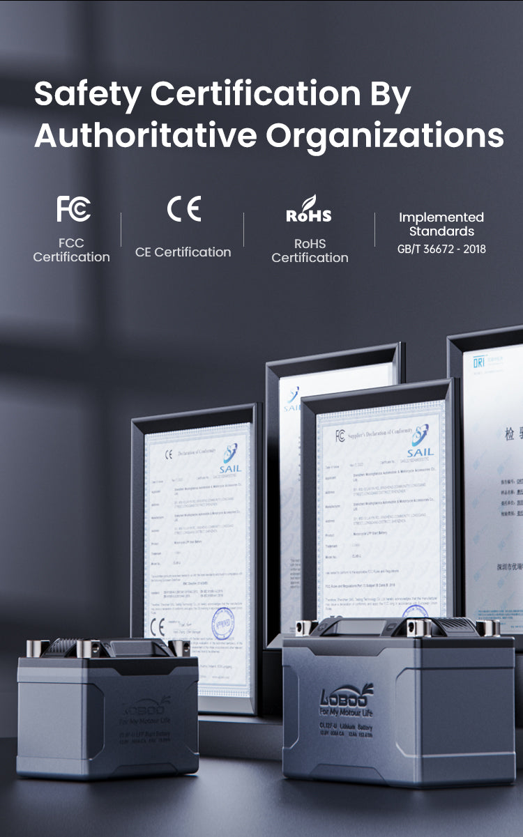 Certificaciones FCC, CE y RoHS