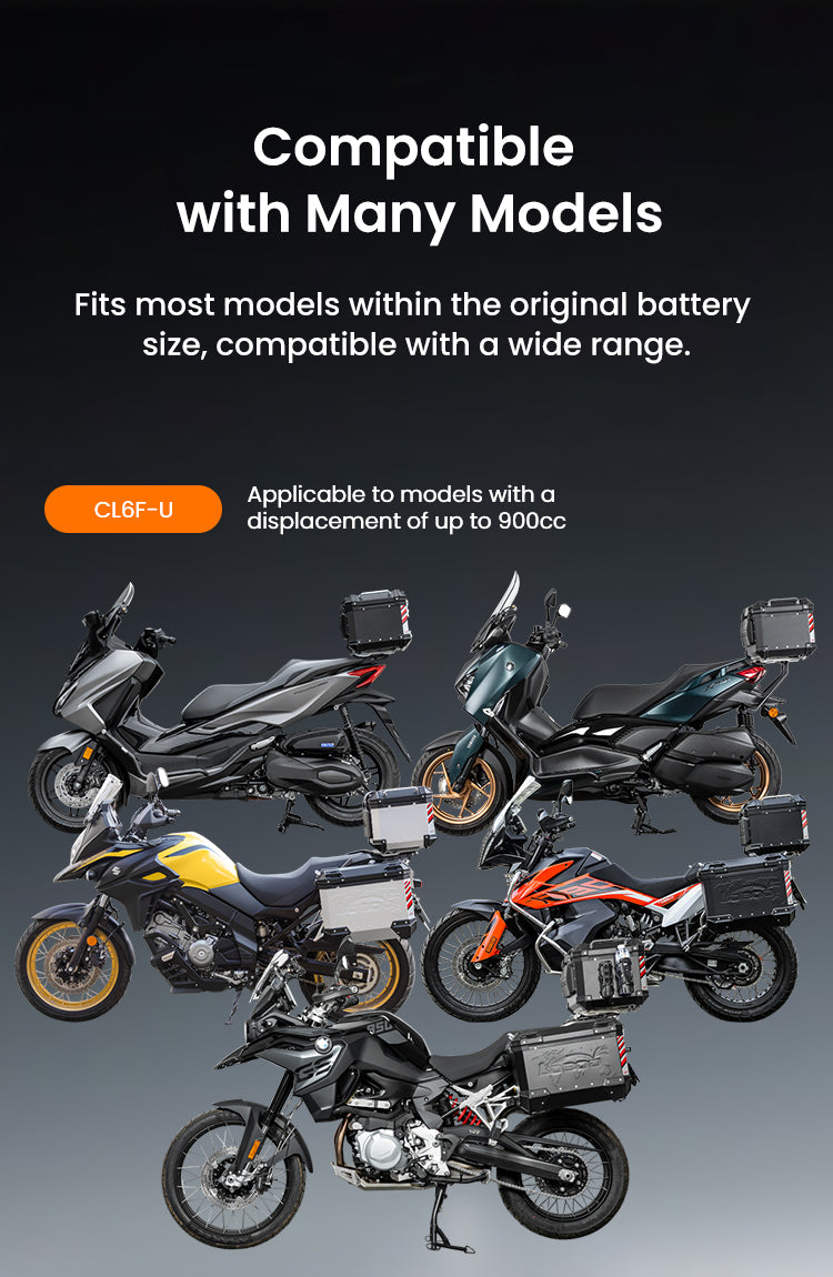CL6F-U: moto fino a 900 cc