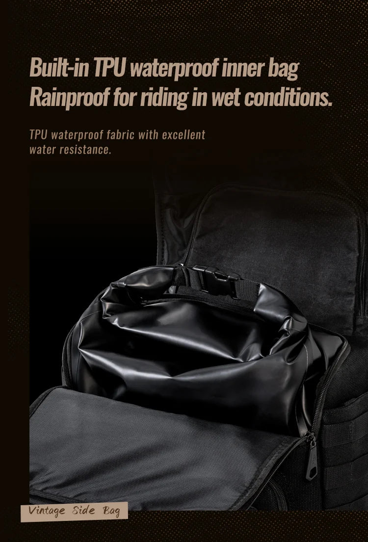 Bolsa interior impermeable incluida en el paquete
