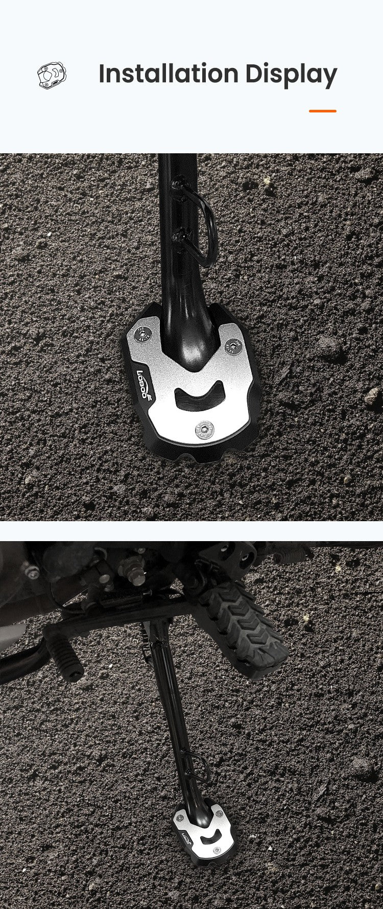 En la moto, en condiciones reales