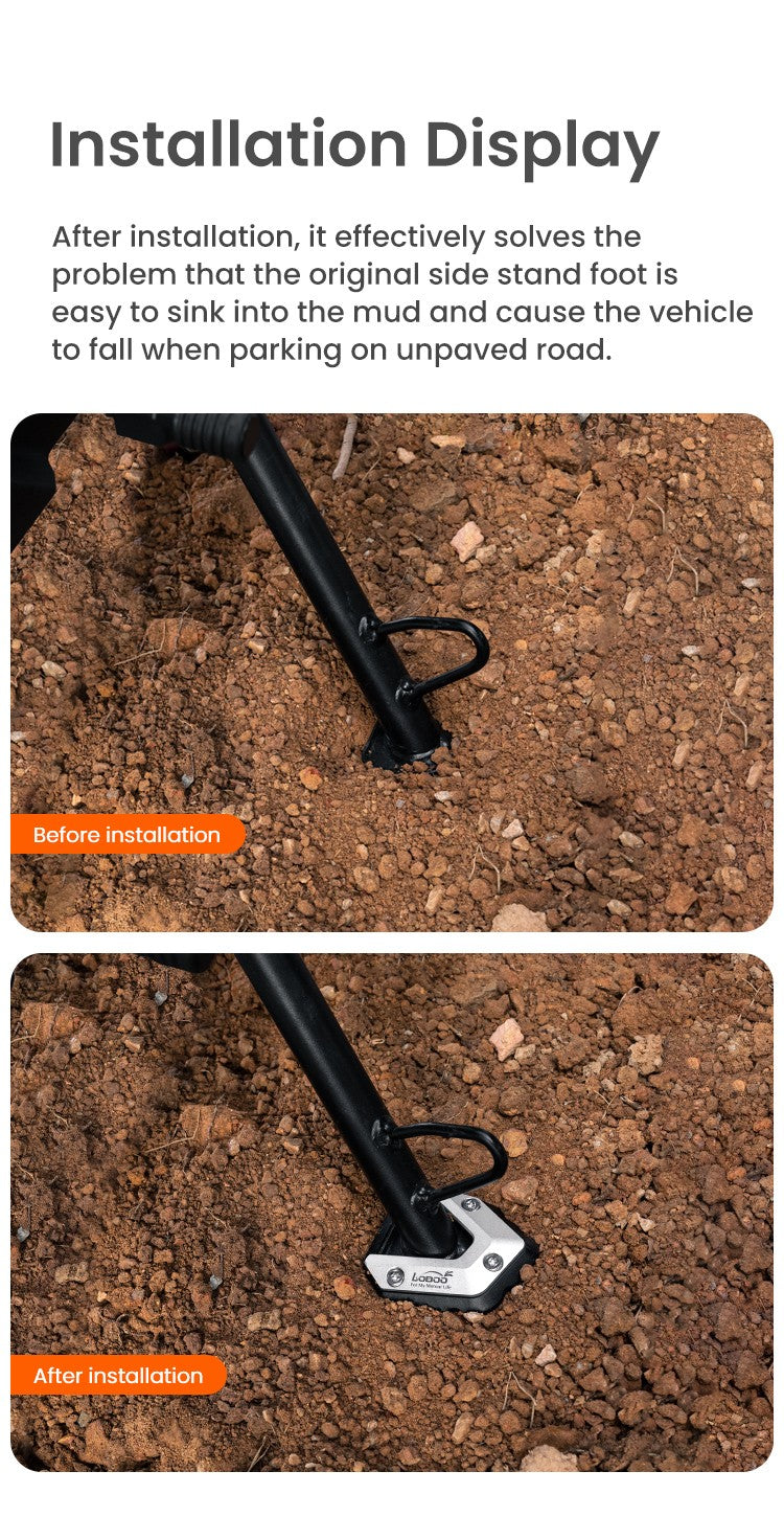 Antes y después, en el mismo terreno