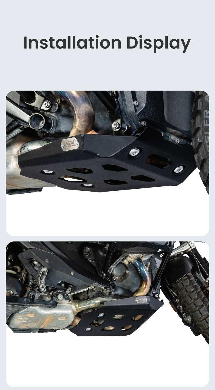 Montado debajo del motor