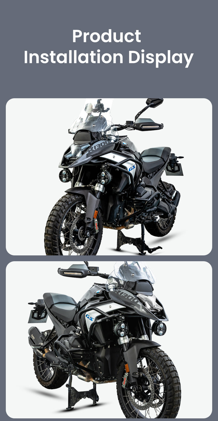 La moto está montada