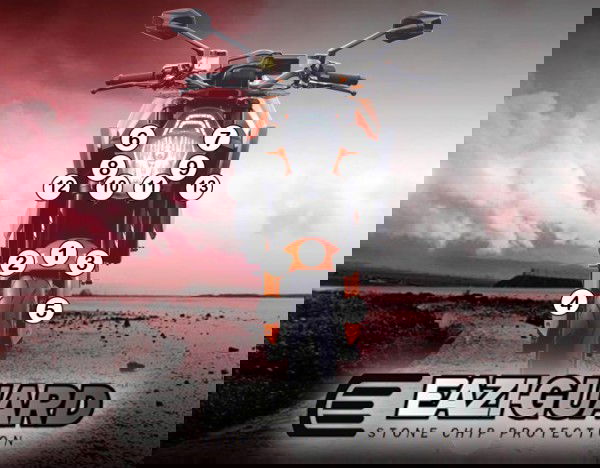 Pellicola adesiva moto  ktm 390 duke 2013-2016