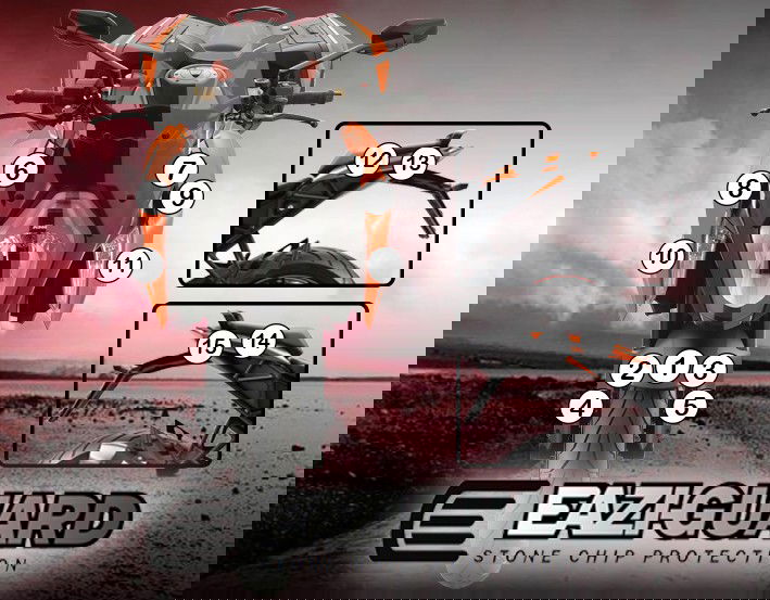 Pellicola adesiva moto  suzuki gsxr1000 2009-2016