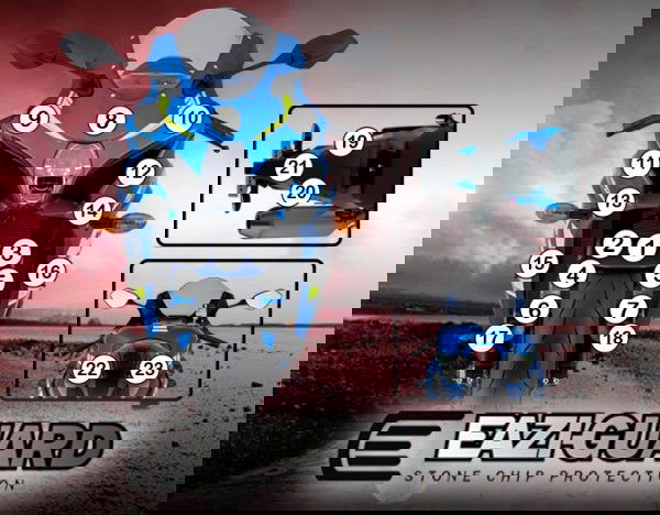 Pellicola adesiva moto  yamaha yzf- r3/r25 2015-2018