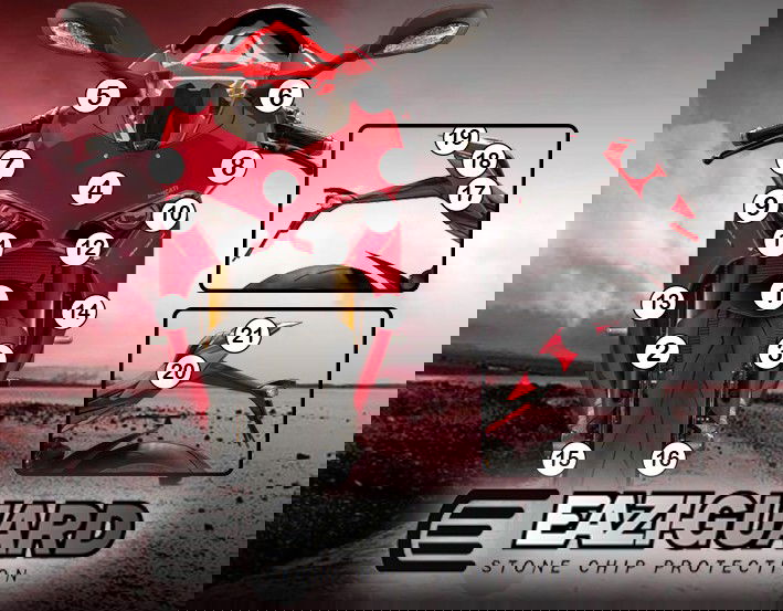 Pellicola moto ducati multistrada 1260/1260s 2018-2020