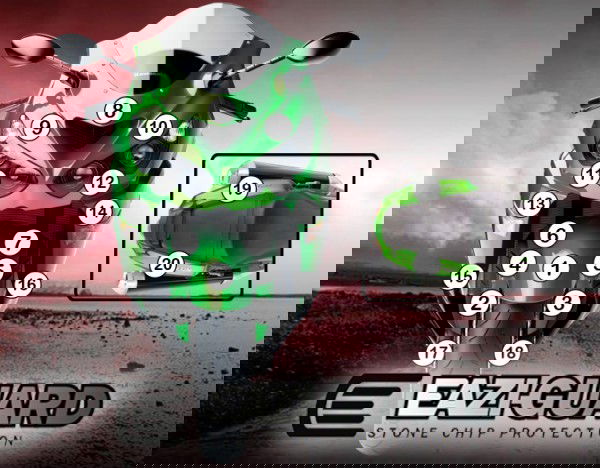 Pellicola moto kawasaki ninja h2 2015-2018