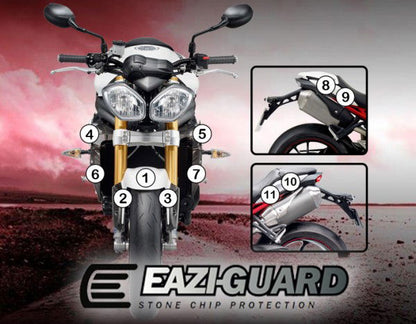 Pellicola moto triumph 1050 speed triple 2011-2015